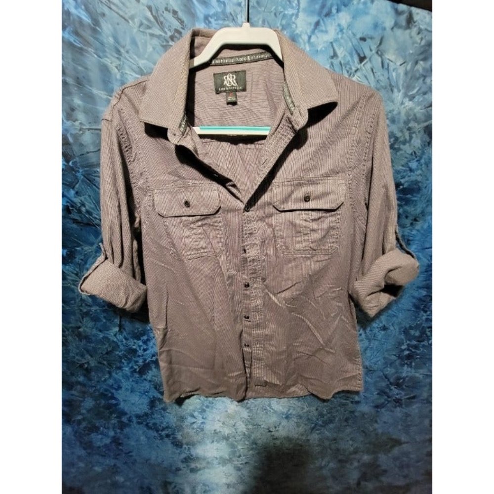 Rock and Republic Grey button-up shirt